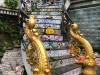 Cầu thang sắt cong