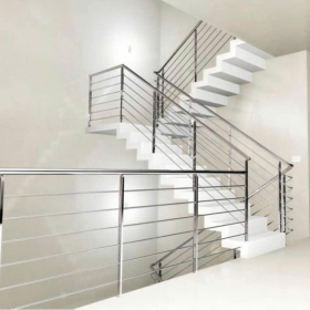 Cầu thang inox nhà trọ 